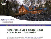 Tablet Screenshot of loghomesofthesouthwest.com